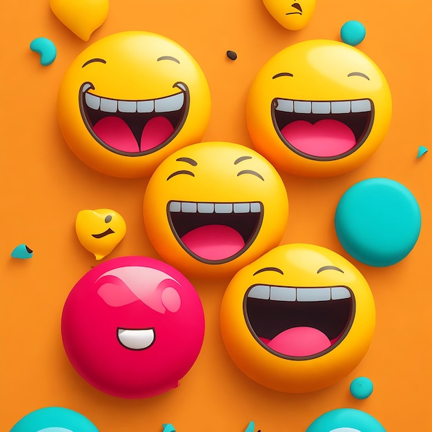 darmowe zdjęcie emotikon kreskówka emoji i ikony