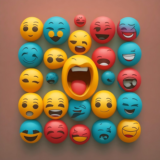 darmowe zdjęcie emotikon kreskówka emoji i ikony