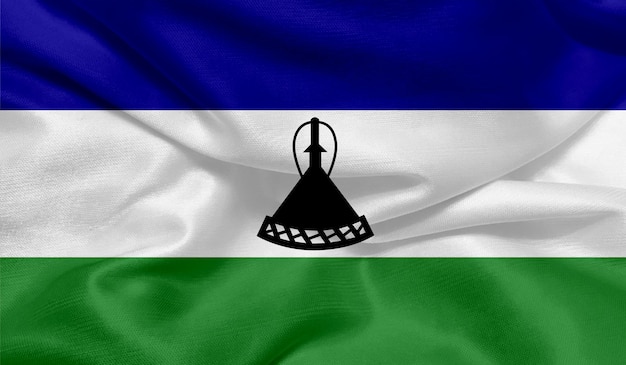 Darmowe zdjęcie flagi Lesotho