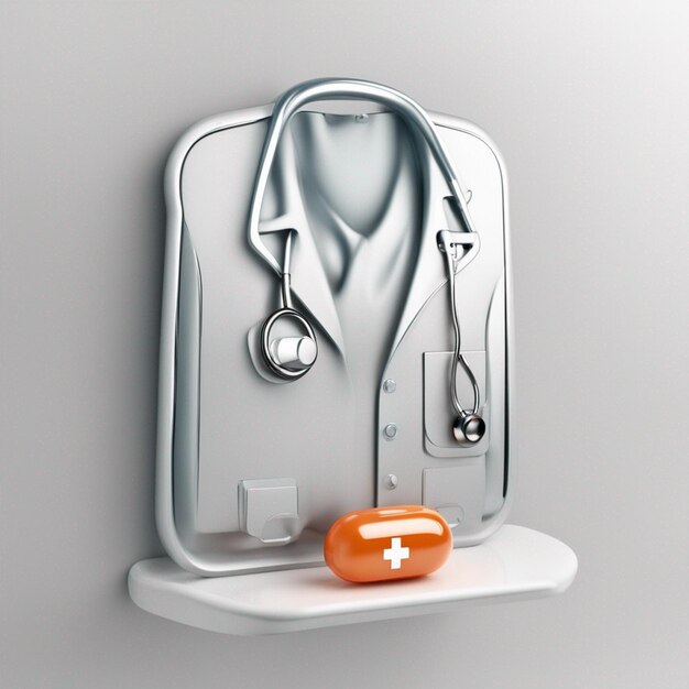 Zdjęcie darmowe zdjęcie zdrowie medyczne ikona 3d renderowanie png przezroczyste tło