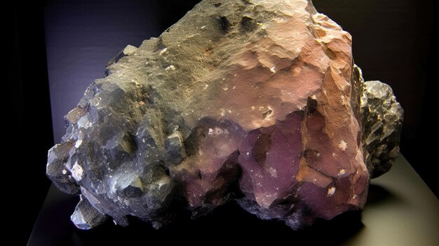 Daubreelit jest rzadkim cennym naturalnym kamieniem geologicznym na tle gradientowym w niskiej izolacji kluczowej