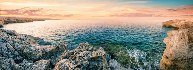 Dawn In The Blue Lagoon At Cape Akamas