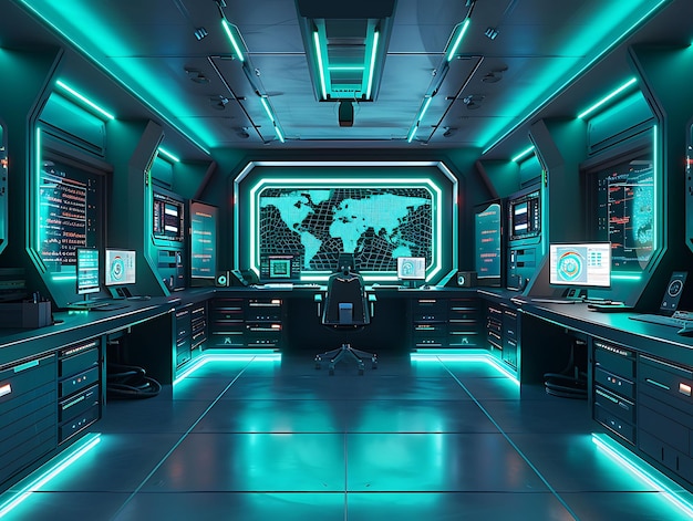Dekoracja pomieszczeń zredefiniowana, żywe kolory neonowe i futurystyczny projekt wnętrz Cyberpunk