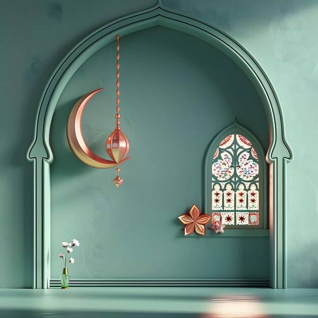 Zdjęcie dekoracja tła na eid al adha