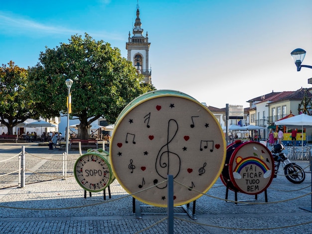 Dekoracja ulic Vila Nova de Cerveira Portugalia