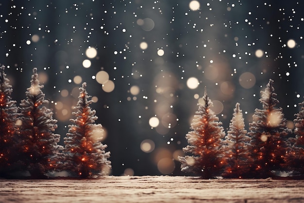 Dekoracje choinki Święty Mikołaj z prezentami śnieżnik w śniegu pudełka z prezentami świątecznymi