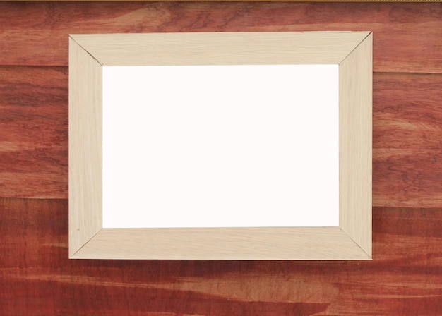 Dekoracyjna kwadratowa drewniana ramka do malarstwa fotograficznego z pustym izolowanym wypełnieniem