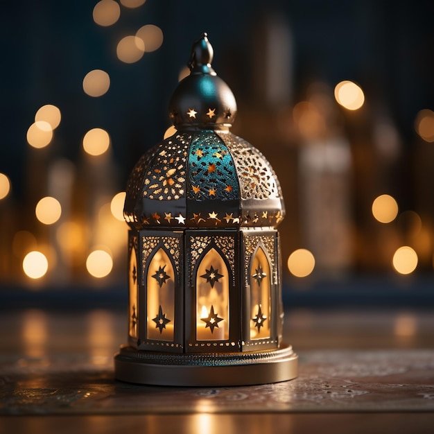 Dekoracyjne wiszące latarnie ramadan kareem szczęśliwy festiwal eid lampy tło