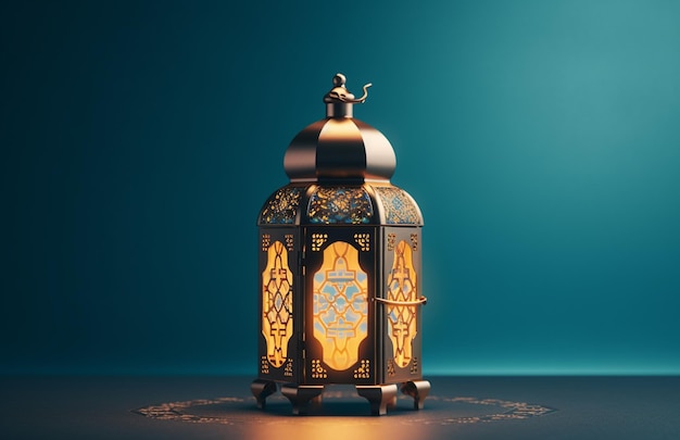 Dekoracyjne wiszące latarnie ramadan kareem szczęśliwy festiwal eid lampy tło