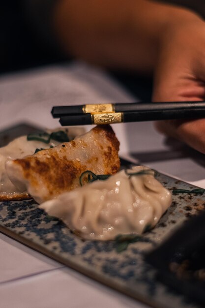 Zdjęcie delektuj się delight 5 gyozas z sosem sojowym