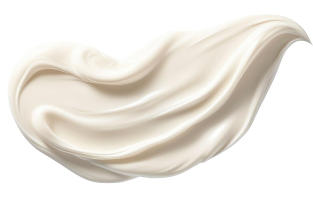 Zdjęcie delikatne ślady kremy gładkie rozmazanie na białej lub przezroczystej powierzchni png przezroczyste tło