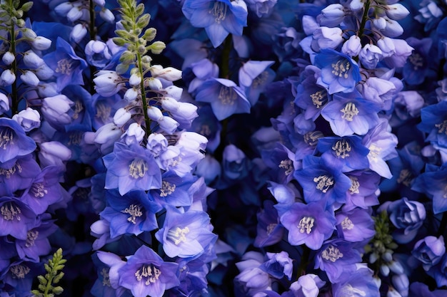 Delphiniums jako tło i tekstura