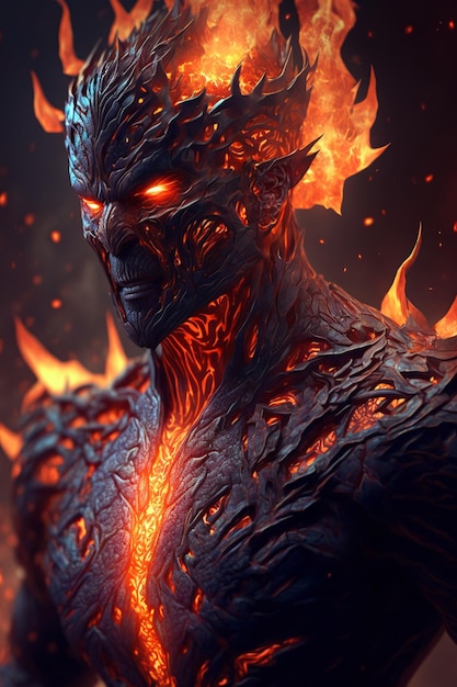 Demon ognia to postać z serii.