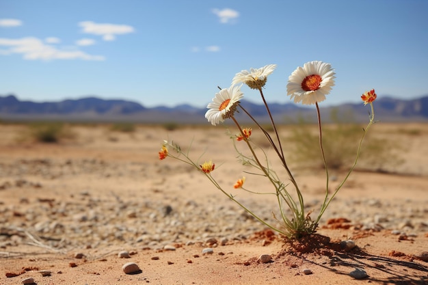 Zdjęcie desert bloom generative ai