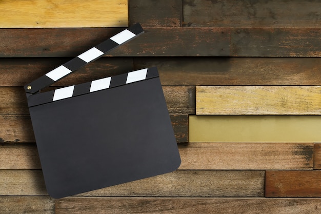 Deska grzechotka produkcji puste filmu na drewniane ściany wi