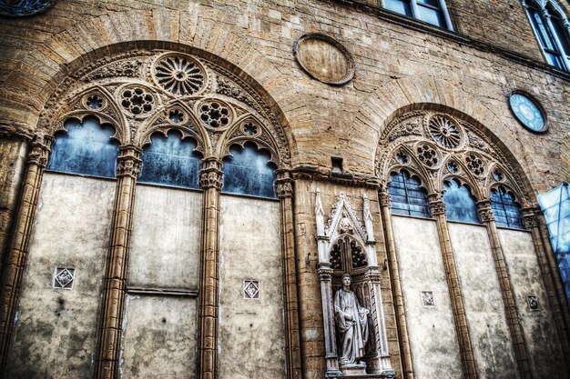 Detal kościoła Orsanmichele we Florencji, Włochy