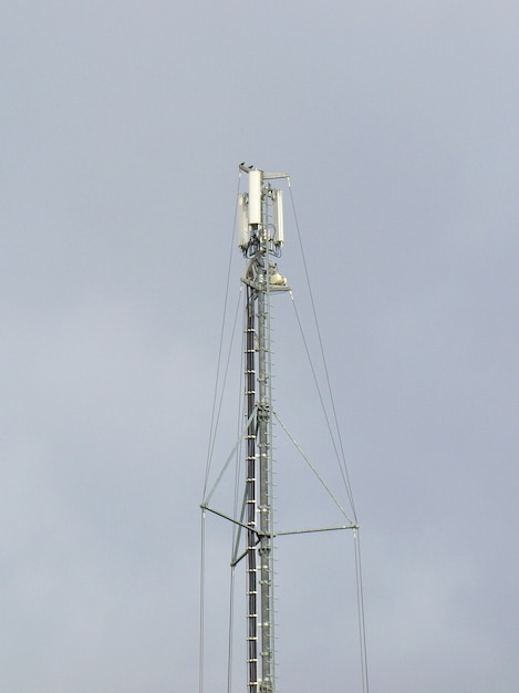 Detal wieży do anten telefonii komórkowej