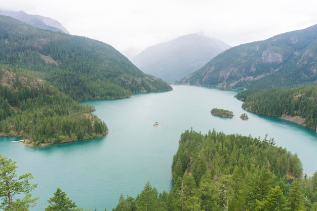 Diablo Lake North Cascades National Park Waszyngton Usa