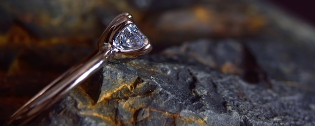 Zdjęcie diamentowy pierścień