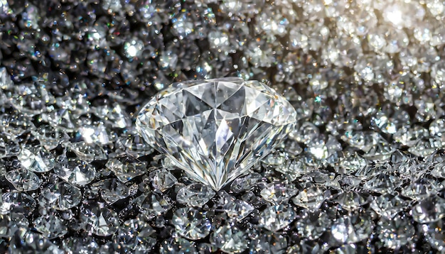 Diamenty mogą być używane jako tło lub tapeta tło tak piękne i odświeżające generowane AI