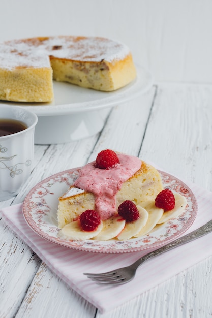 Dieta Śniadanie z plackiem z manny i bananem