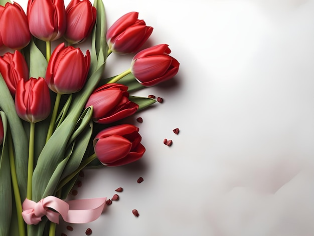 Digital Art for Love Heart i tapeta na Dzień Walentynek i szablon banerów na posty w mediach społecznościowych