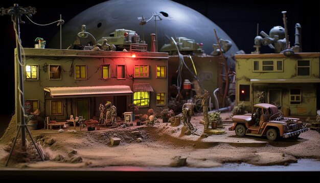 Zdjęcie diorama obszaru 51