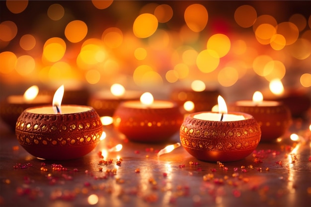 Diwali dzień festiwal Diwali latarnie