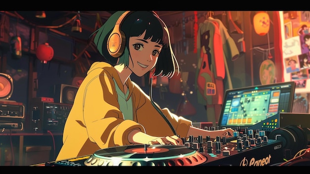 DJ japońskiej postaci animowanej