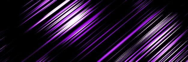 długi baner z fioletowym podświetleniem