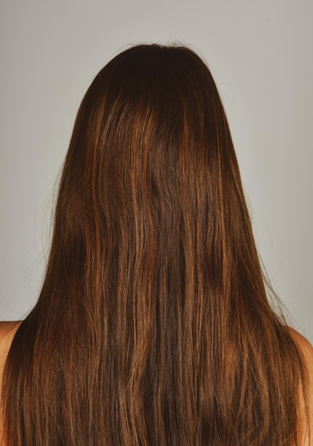 Długie Włosy Z Bliska Womans Długie Włosy Tekstury Tła Zbliżenie