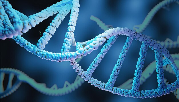 Zdjęcie dna i biologia 3d