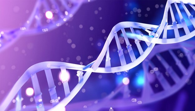 Zdjęcie dna i biologia 3d