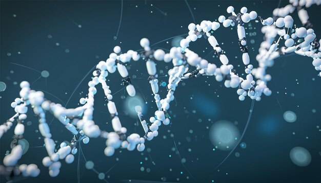 Zdjęcie dna i biologia 3d