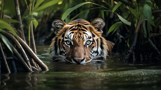 Do młodych tygrysów i ich rodzin w leśnym siedlisku
