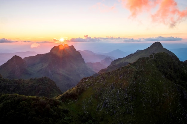 Doi Luang Chiang Dao Chiang Mai Tajlandia Gubernialny Krajobraz