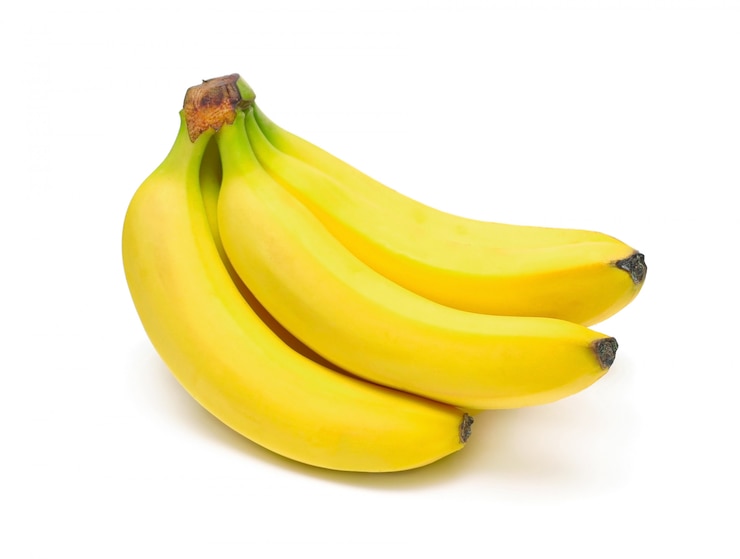Zdjęcie dojrzały wiązek bananów