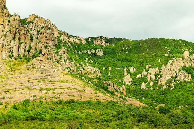 Dolina duchów na górze Demerdzhi