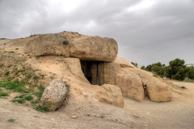 Dolmen mega w antequera malaga