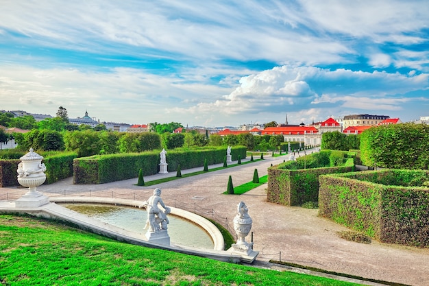 Dolny Belweder. Główny Kompleks Pałacowy Belvedere.vienna.austria.