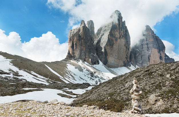 Dolomity Alpy Tre Cime di Lavaredo Włochy