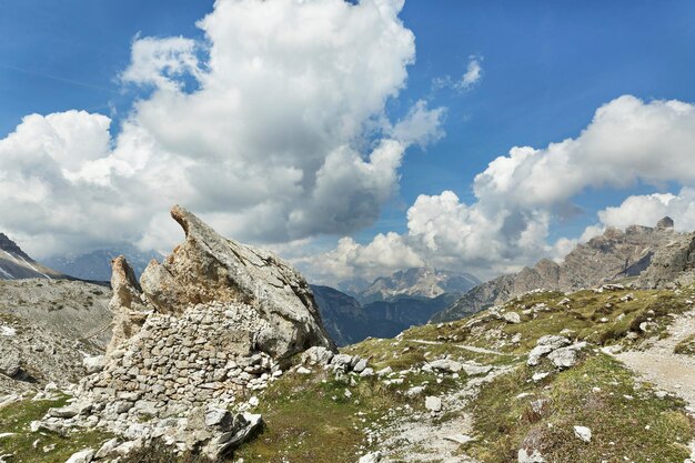 Dolomity Alpy Tre Cime di Lavaredo Włochy