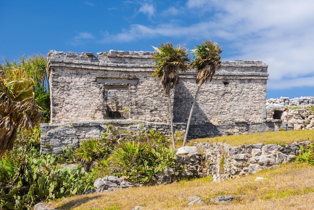 Dom Cenote Ruiny Majów w Tulum Riviera Maya Jukatan Morze Karaibskie Meksyk