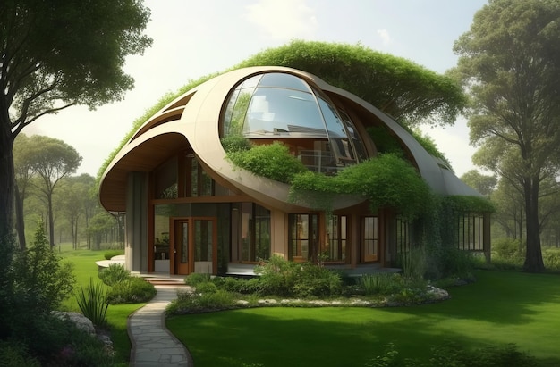dom marzeń zrównoważony projekt, jego ładna ilustracja w w
