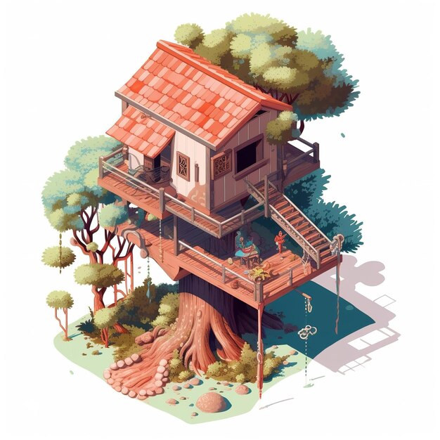 dom na drzewie