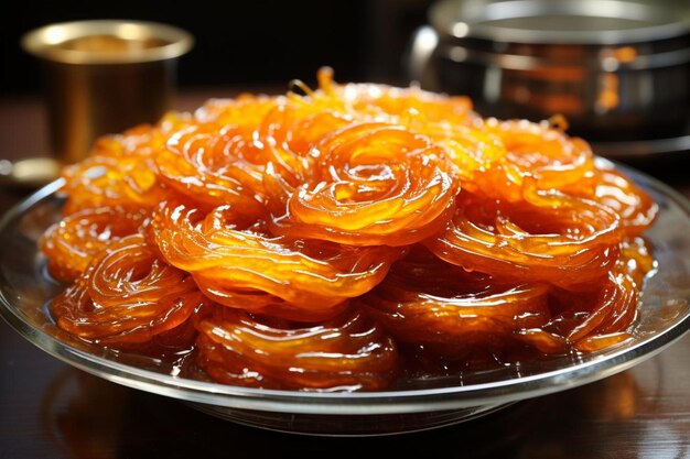 Domowe Jalebi Perfection Tradycyjne indyjskie słodkie Jalebi zdjęcia