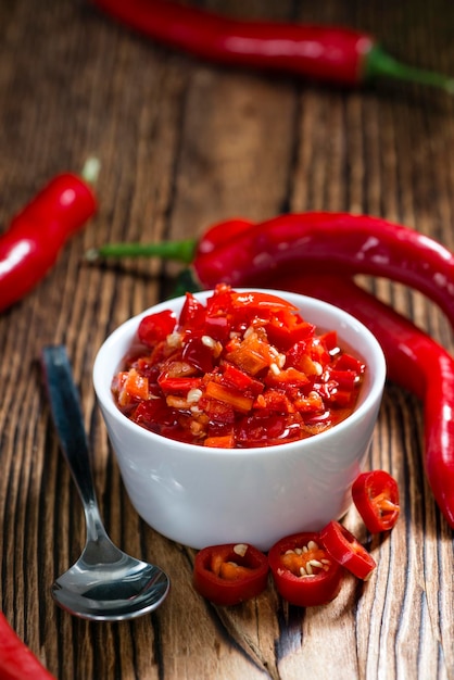 Zdjęcie domowy dip chili