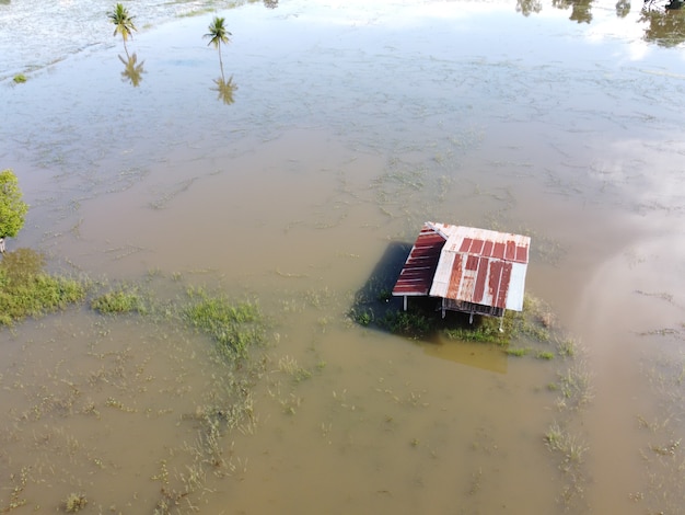 Domy mieszkańców wsi w Tajlandii zostały zalane.
