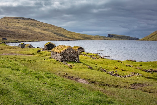 Domy rybaków w faroe