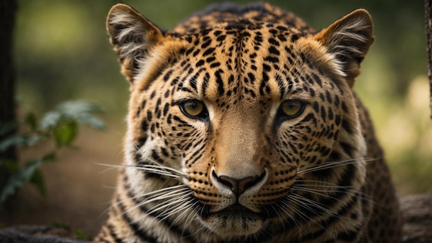 Domyślne ujęcie pięknego Leoparda